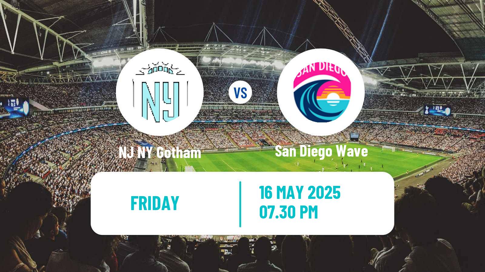 Soccer NWSL NJ NY Gotham - San Diego Wave