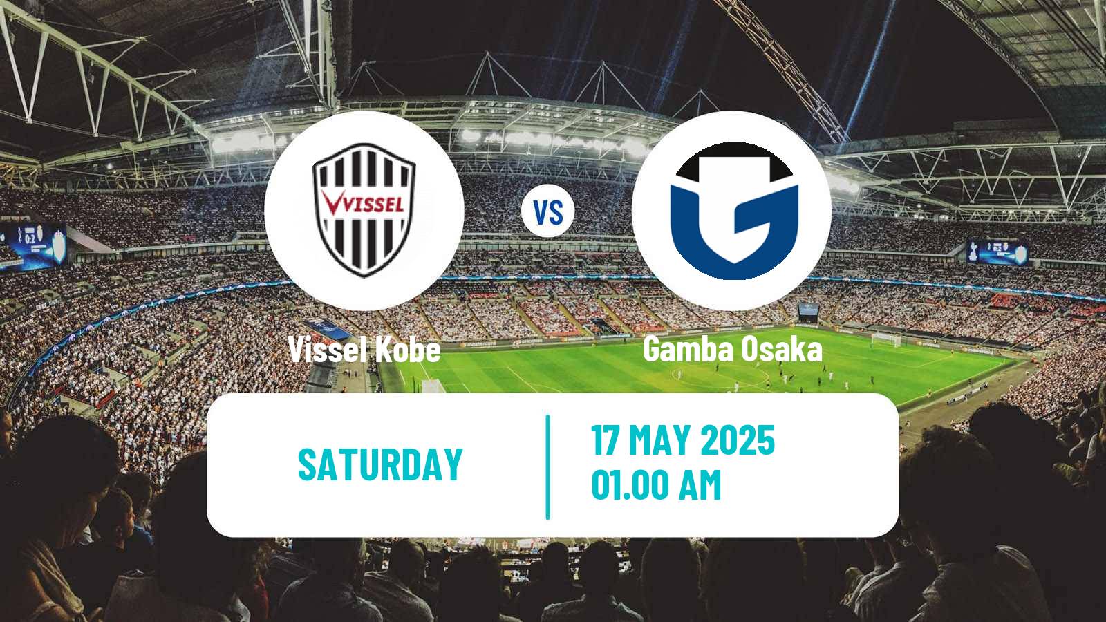 Soccer Japan J1 League Vissel Kobe - Gamba Osaka