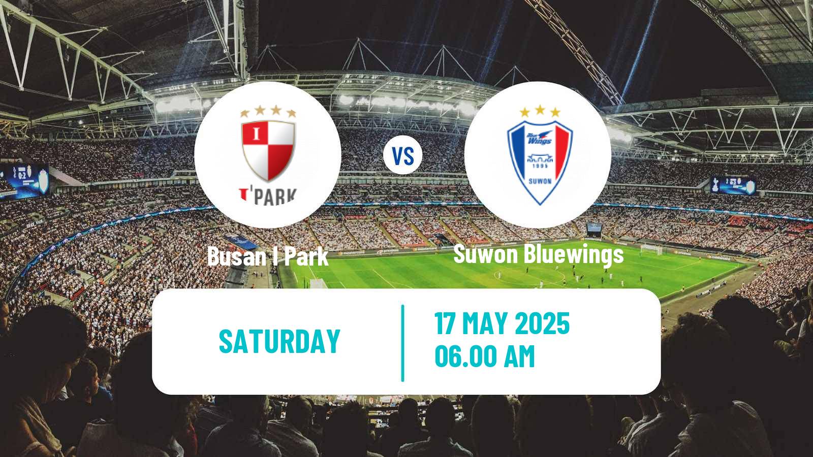 Soccer South Korean K-League 2 Busan I Park - Suwon Bluewings