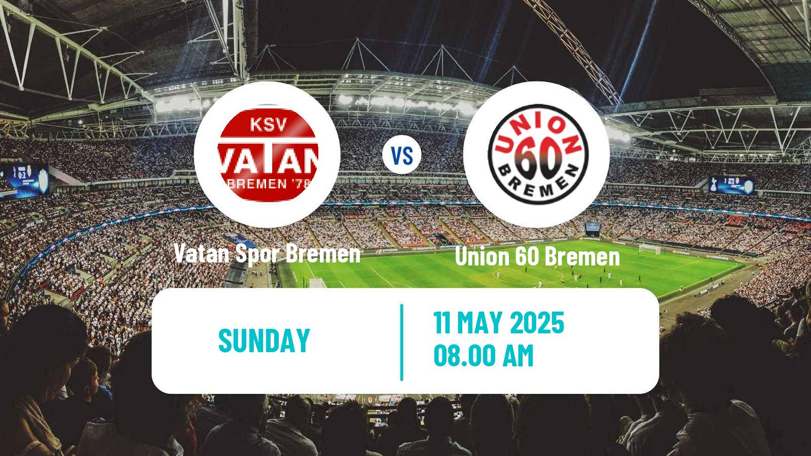 Soccer German Oberliga Bremen Vatan Spor Bremen - Union 60 Bremen