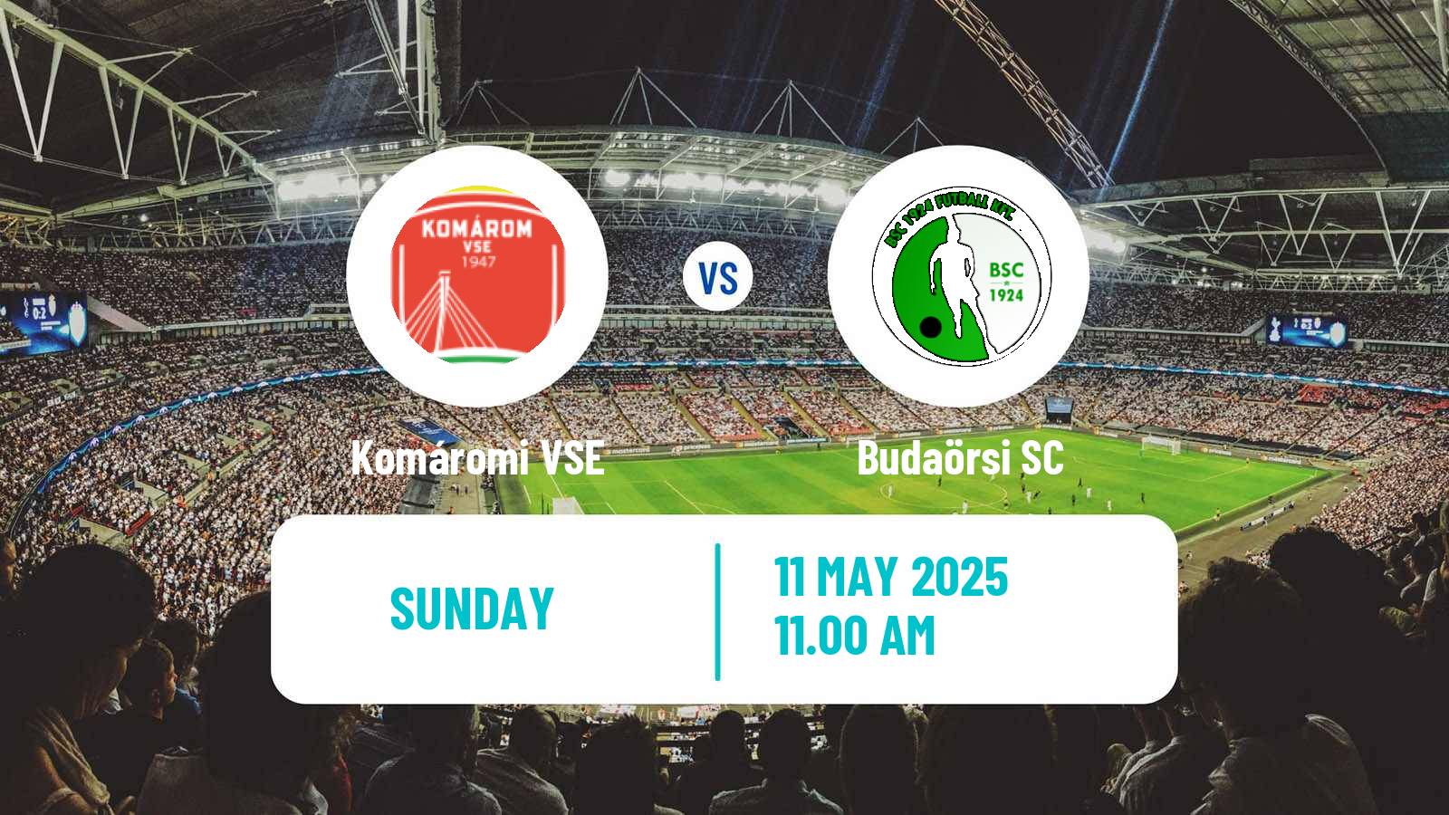Soccer Hungarian NB III Northwest Komáromi VSE - Budaörsi SC