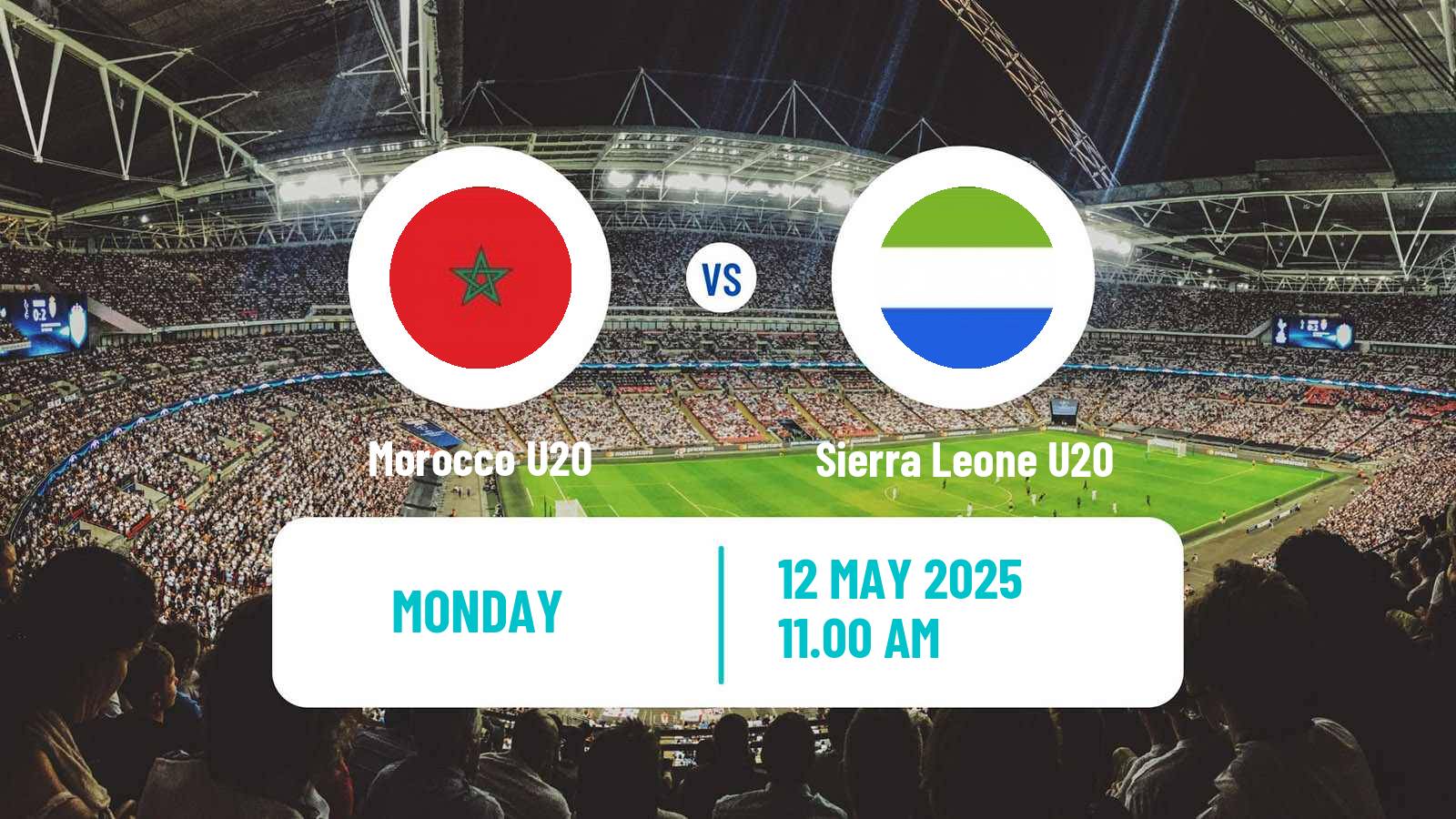 Soccer Africa Cup of Nations U20 Morocco U20 - Sierra Leone U20