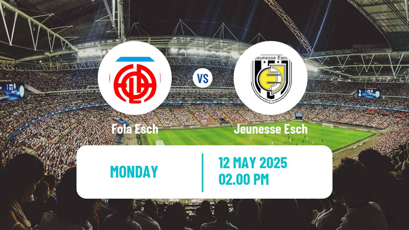 Soccer Luxembourg National Division Fola Esch - Jeunesse Esch