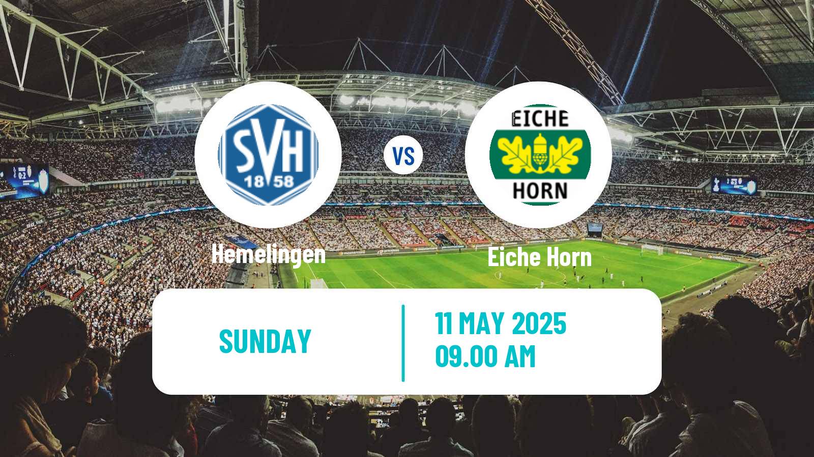 Soccer German Oberliga Bremen Hemelingen - Eiche Horn