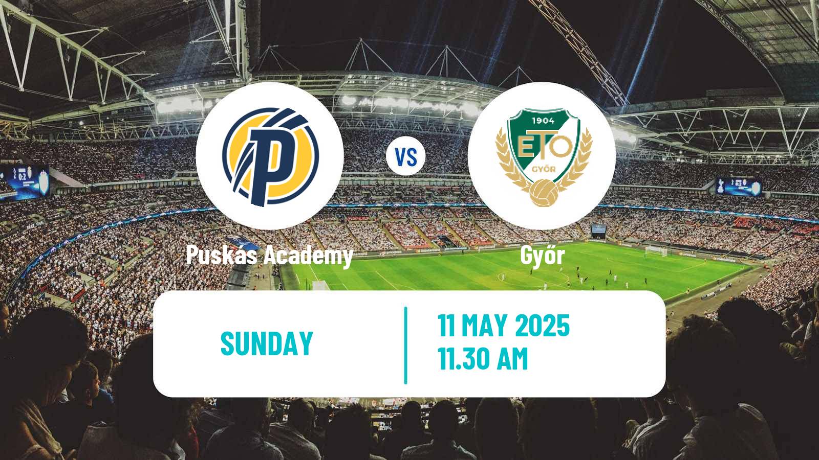 Soccer Hungarian NB I Women Puskás Academy - Győr