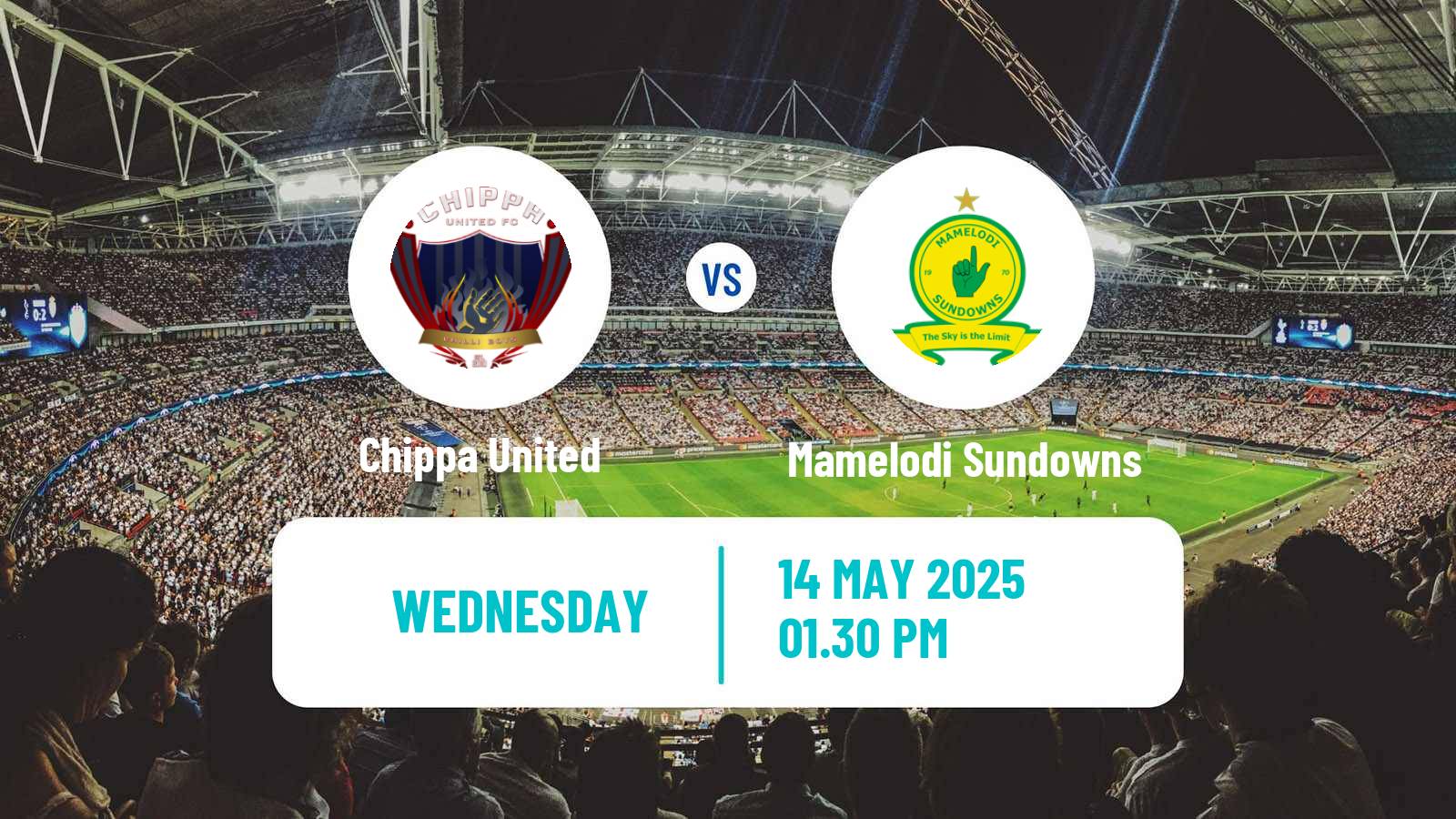 Soccer South African Premier Soccer League Chippa United - Mamelodi Sundowns