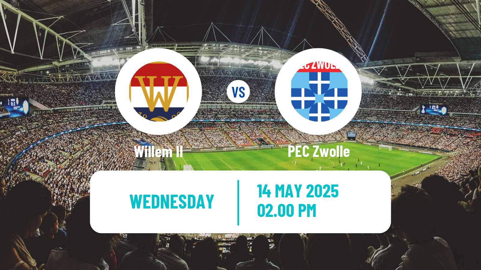 Soccer Dutch Eredivisie Willem II - Zwolle