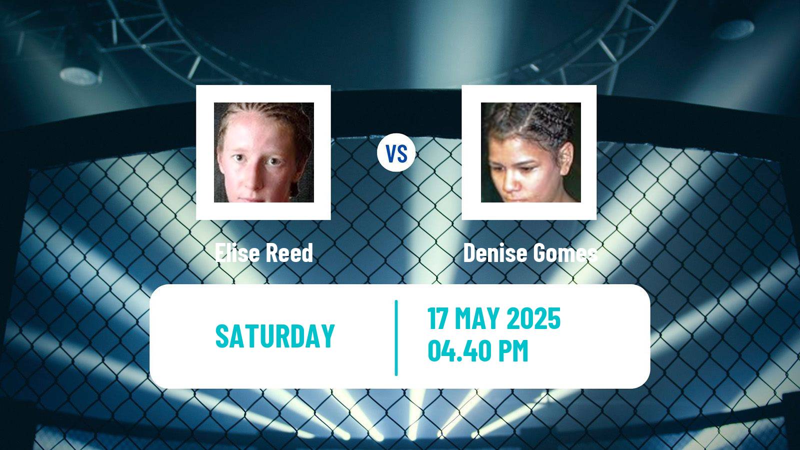 MMA Strawweight UFC Women Elise Reed - Denise Gomes