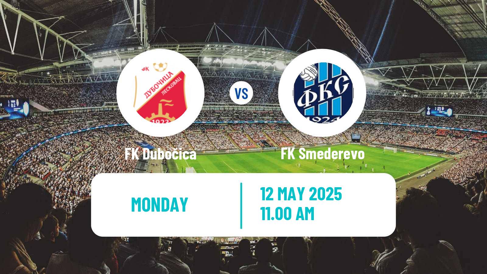 Soccer Serbian Prva Liga Dubočica - Smederevo