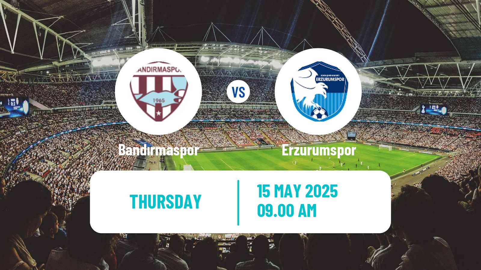 Soccer Turkish First League Bandırmaspor - Erzurumspor