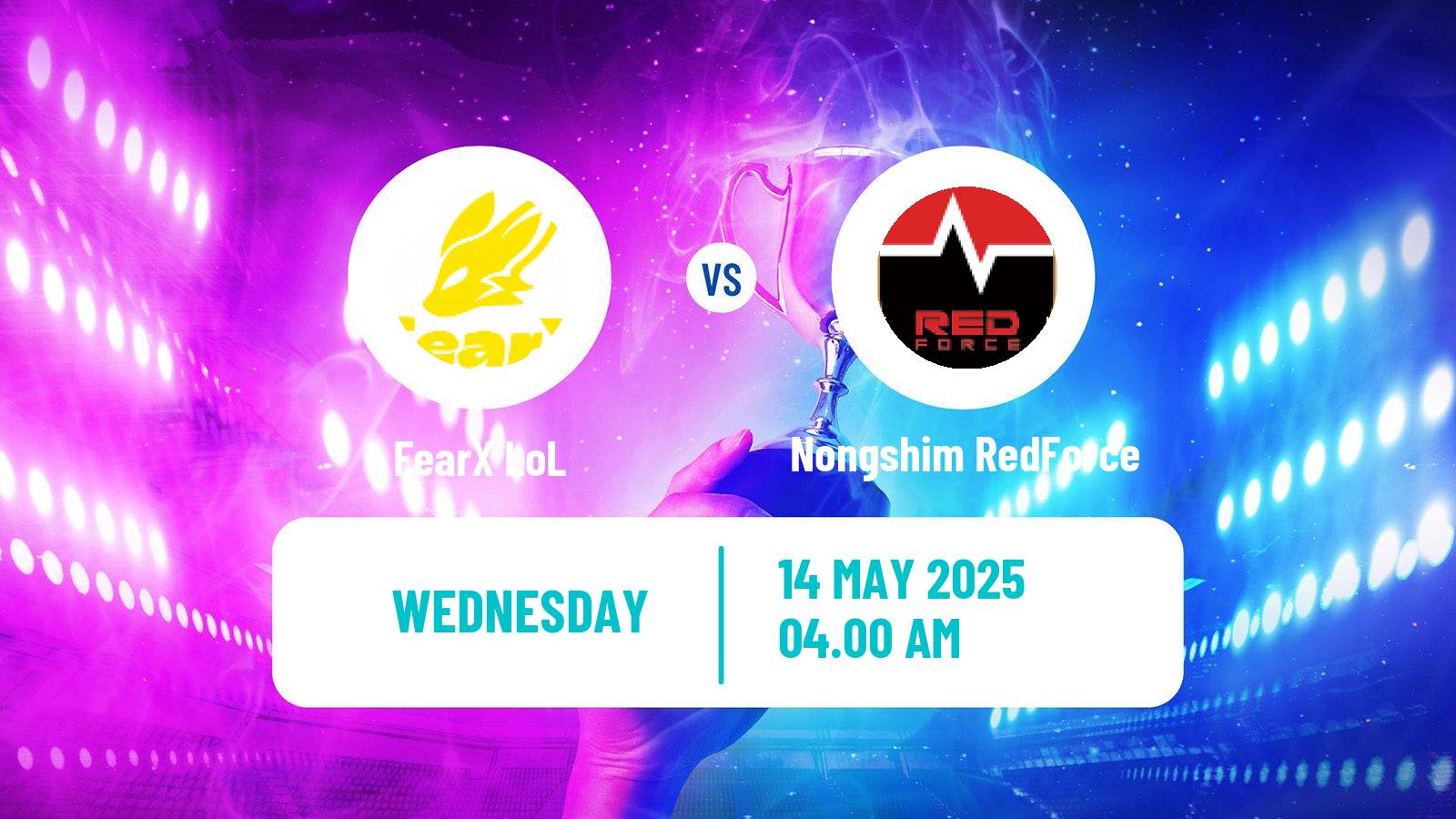 Esports League Of Legends Lck FearX - Nongshim RedForce