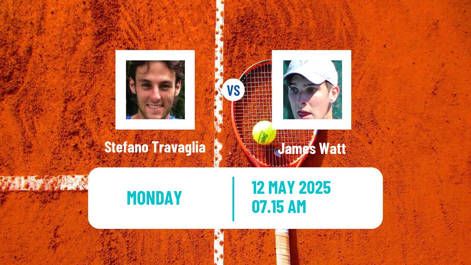 Tennis Tunis Challenger Men Stefano Travaglia - James Watt