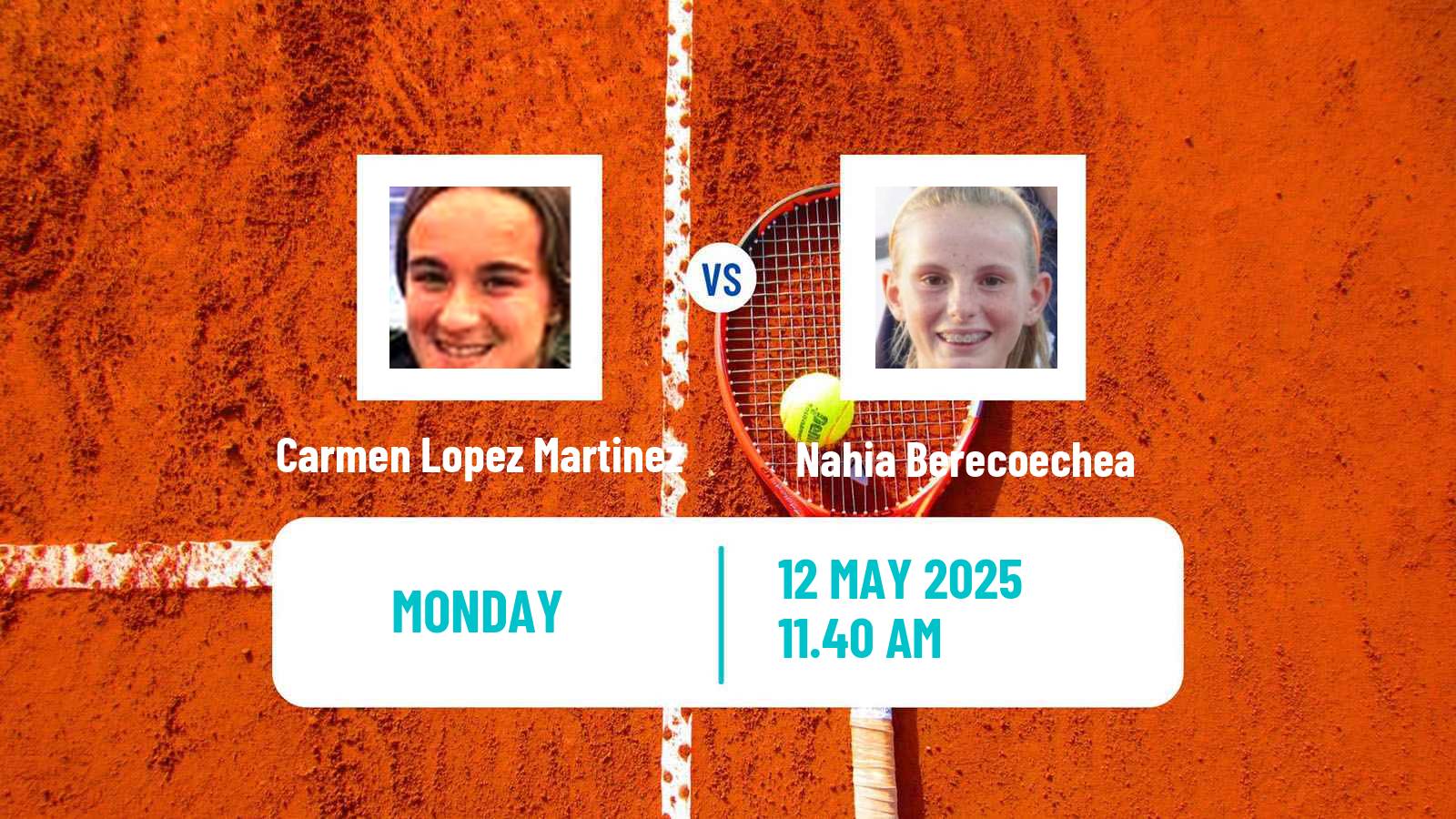 Tennis ITF W15 Monzon Women Carmen Lopez Martinez - Nahia Berecoechea