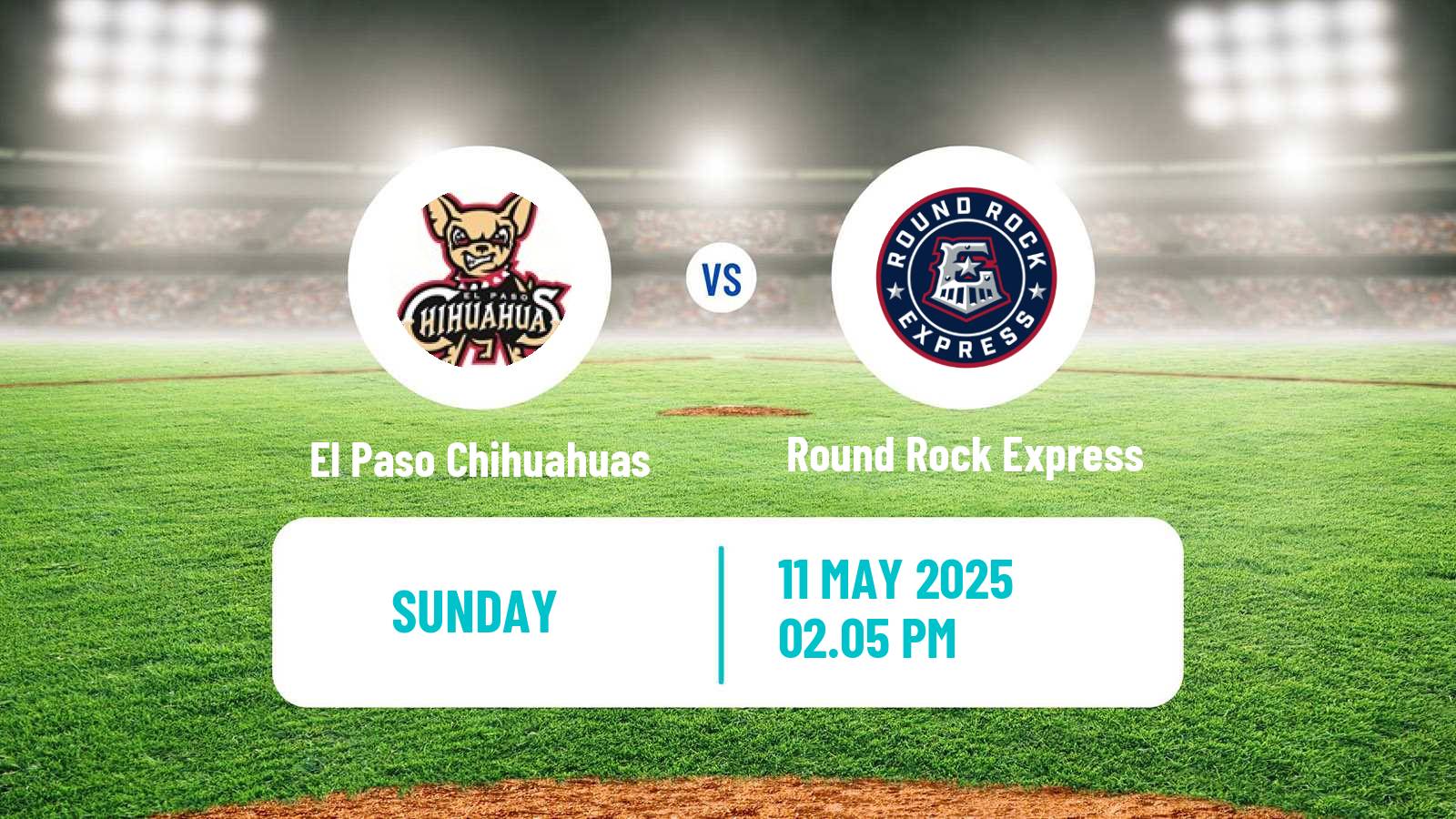 Baseball PCL El Paso Chihuahuas - Round Rock Express
