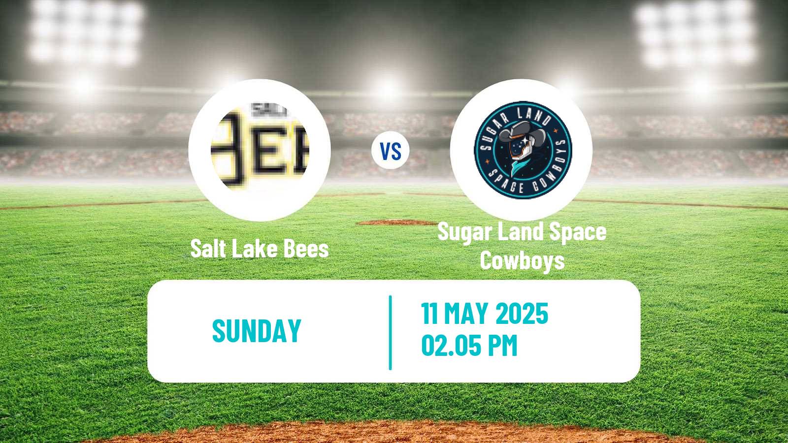 Baseball PCL Salt Lake Bees - Sugar Land Space Cowboys