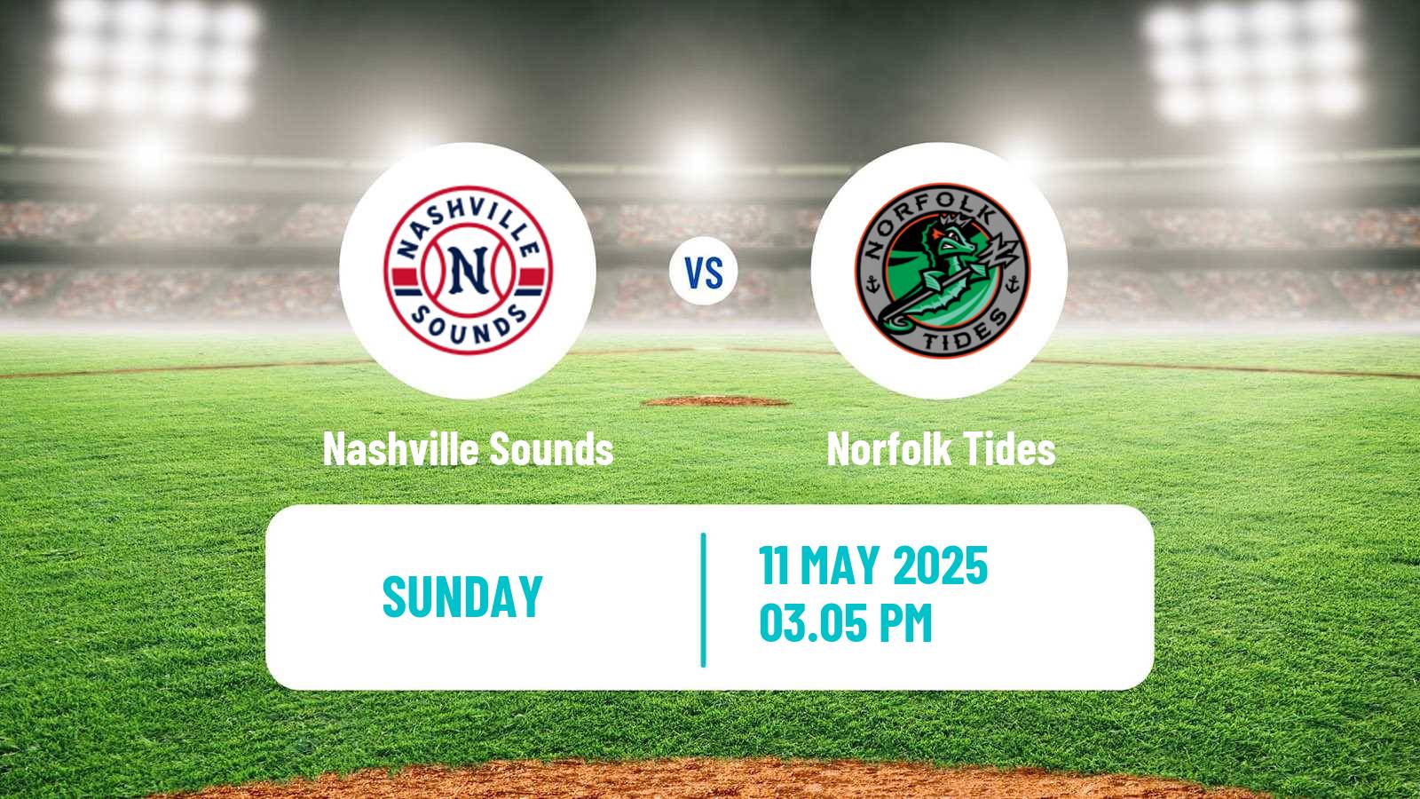 Baseball IL Nashville Sounds - Norfolk Tides