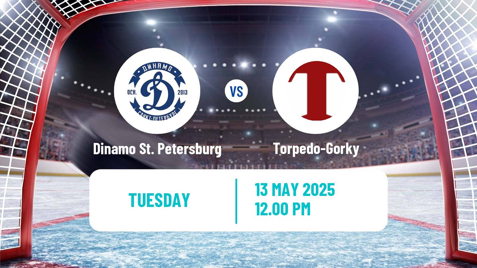 Hockey VHL Dinamo St. Petersburg - Torpedo-Gorky
