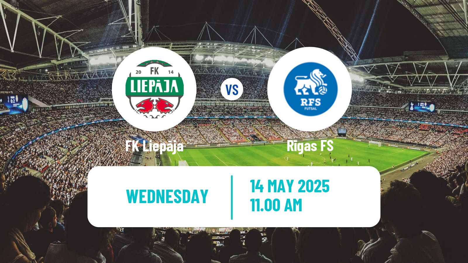 Soccer Latvian Virsliga Liepāja - RFS
