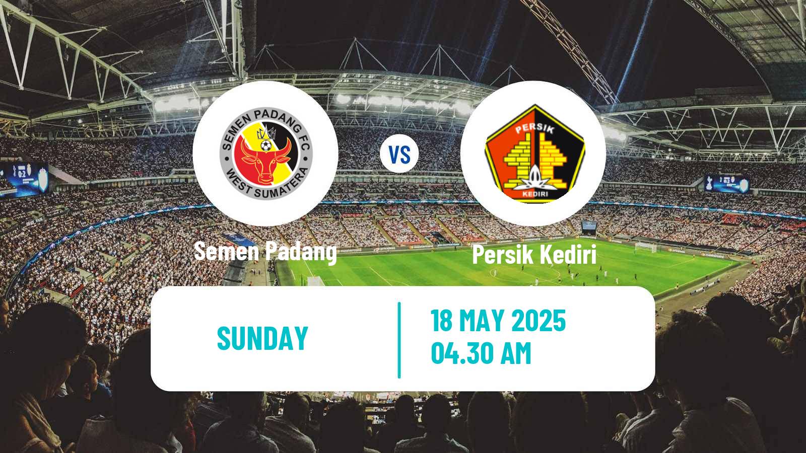 Soccer Indonesian Liga 1 Semen Padang - Persik Kediri