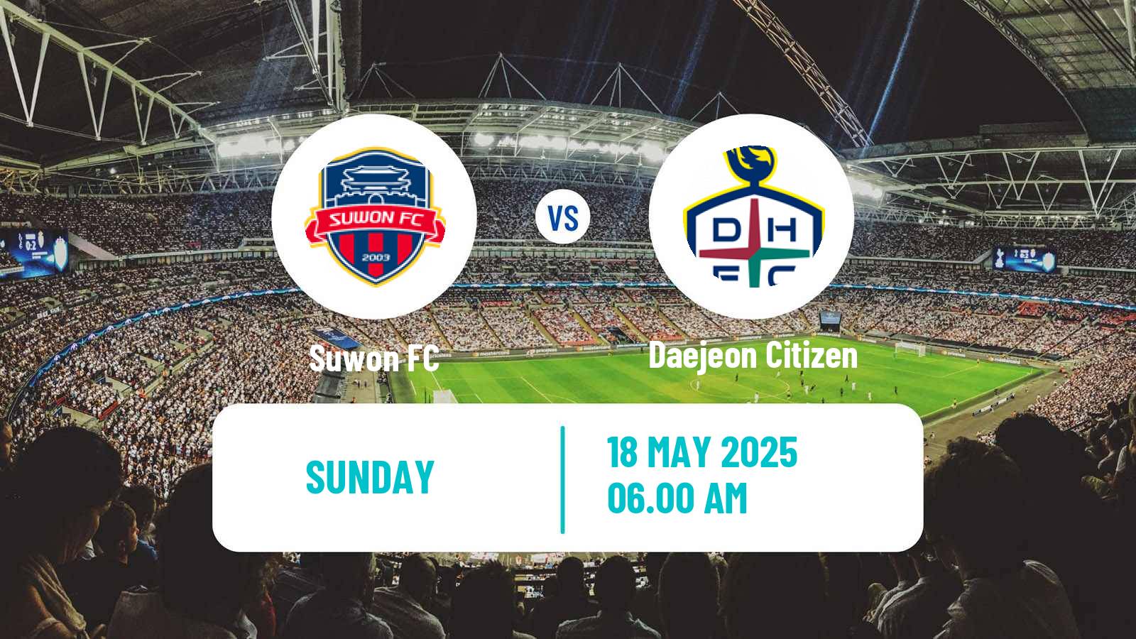 Soccer South Korean K-League 1 Suwon - Daejeon Citizen