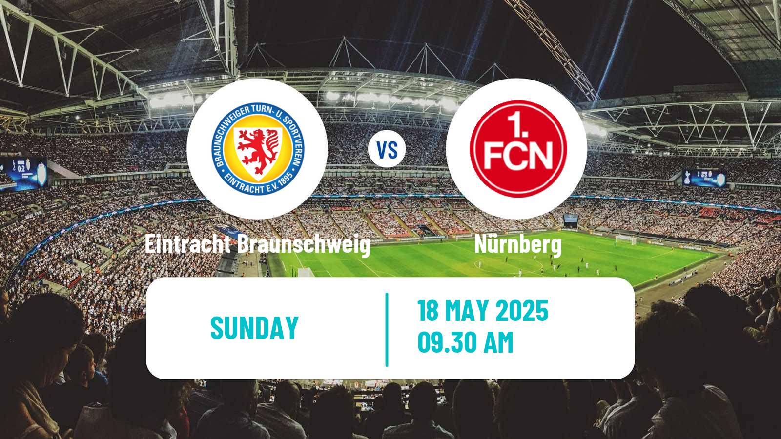 Soccer German 2 Bundesliga Eintracht Braunschweig - Nürnberg