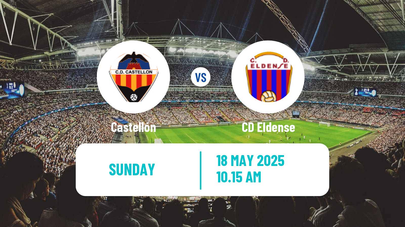 Soccer Spanish LaLiga2 Castellón - Eldense
