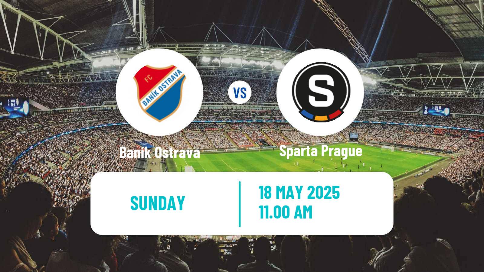 Soccer Czech 1 Liga Baník Ostrava - Sparta Prague