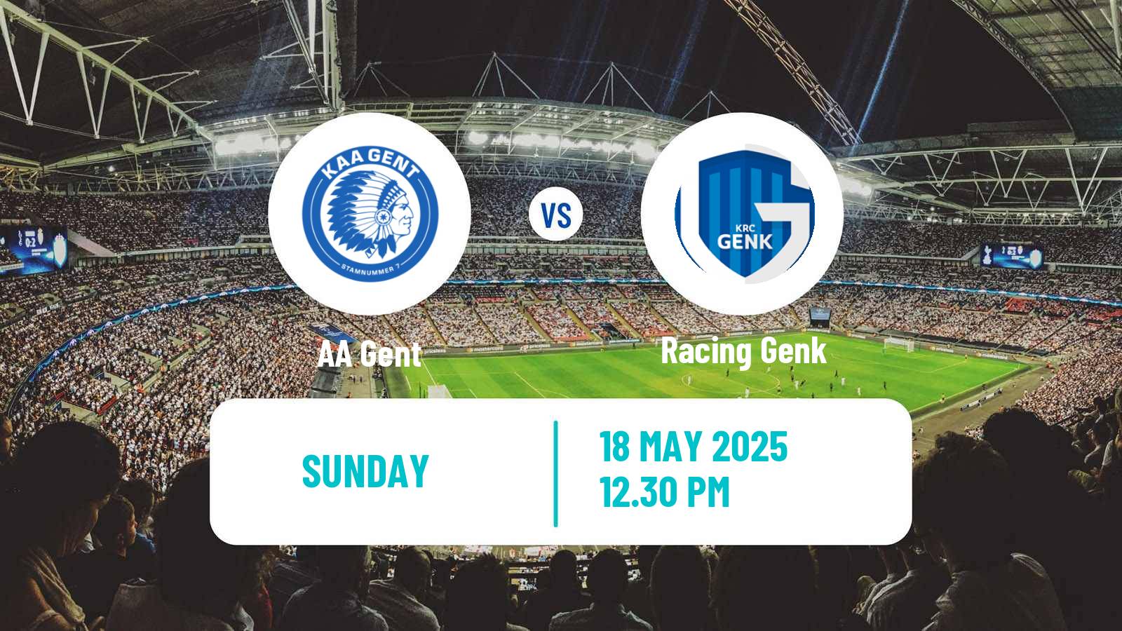 Soccer Belgian Jupiler Pro League Gent - Genk