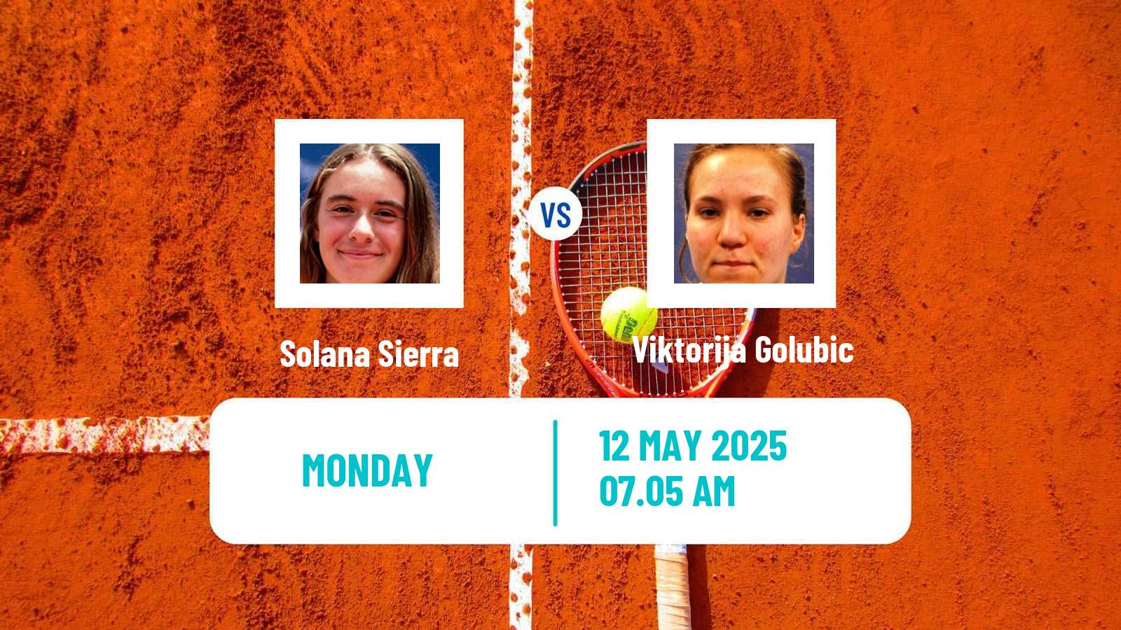 Tennis Paris Challenger Women 2025 Solana Sierra - Viktorija Golubic
