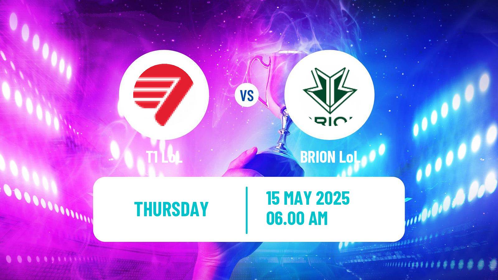 Esports League Of Legends Lck T1 - BRION