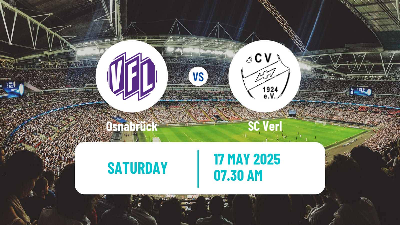 Soccer German 3 Bundesliga Osnabrück - Verl