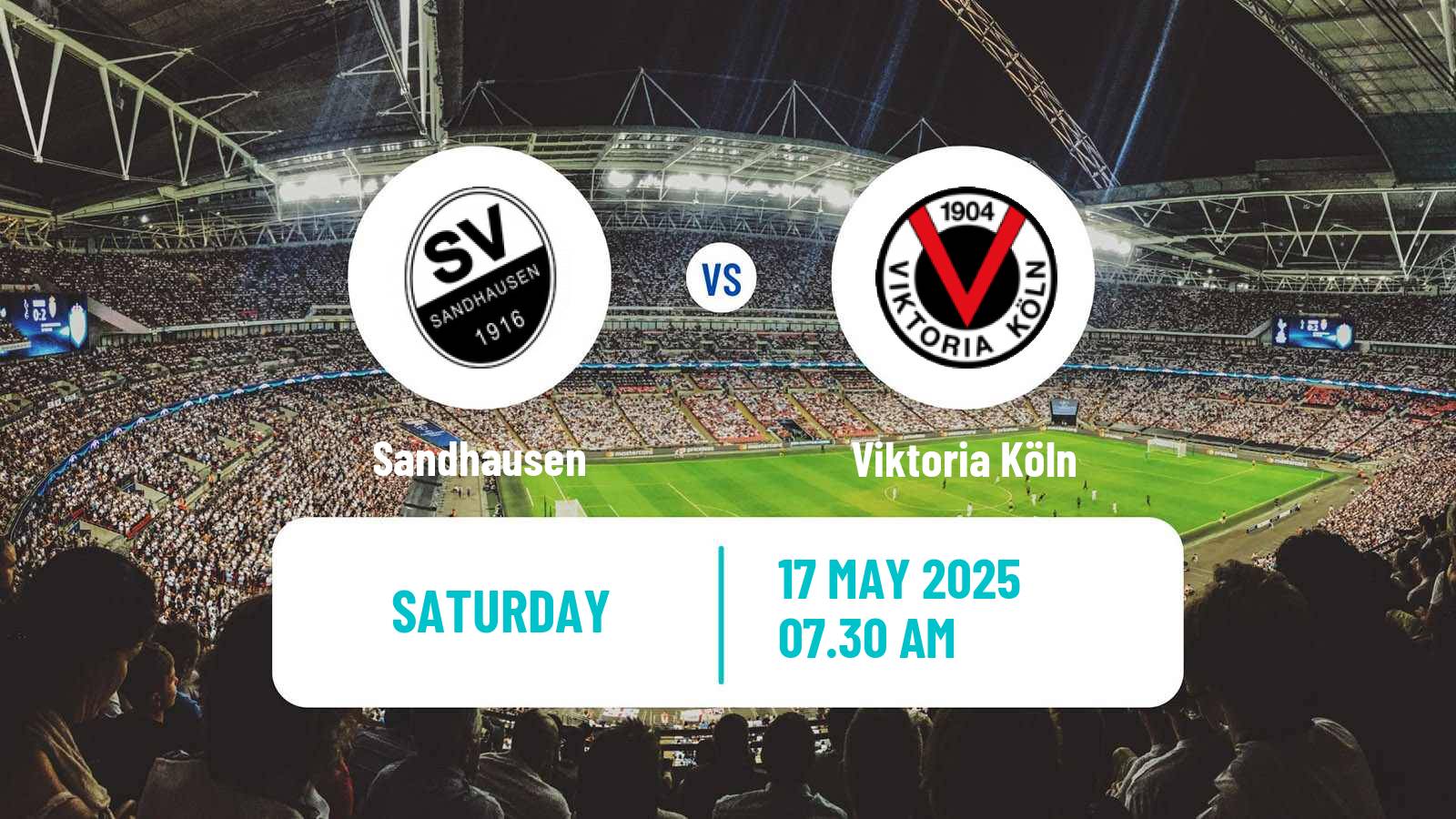 Soccer German 3 Bundesliga Sandhausen - Viktoria Köln