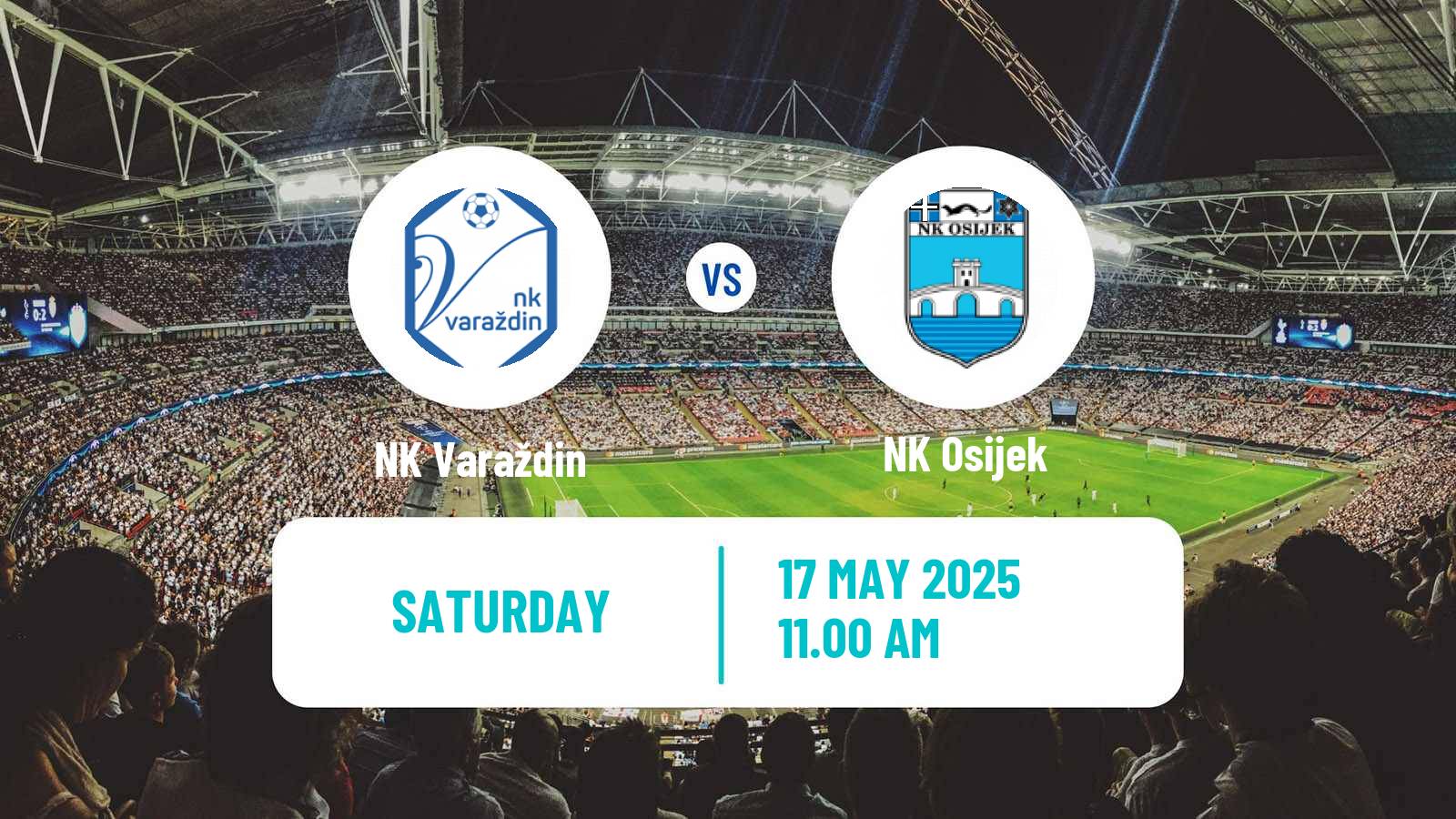 Soccer Croatian HNL Varaždin - Osijek
