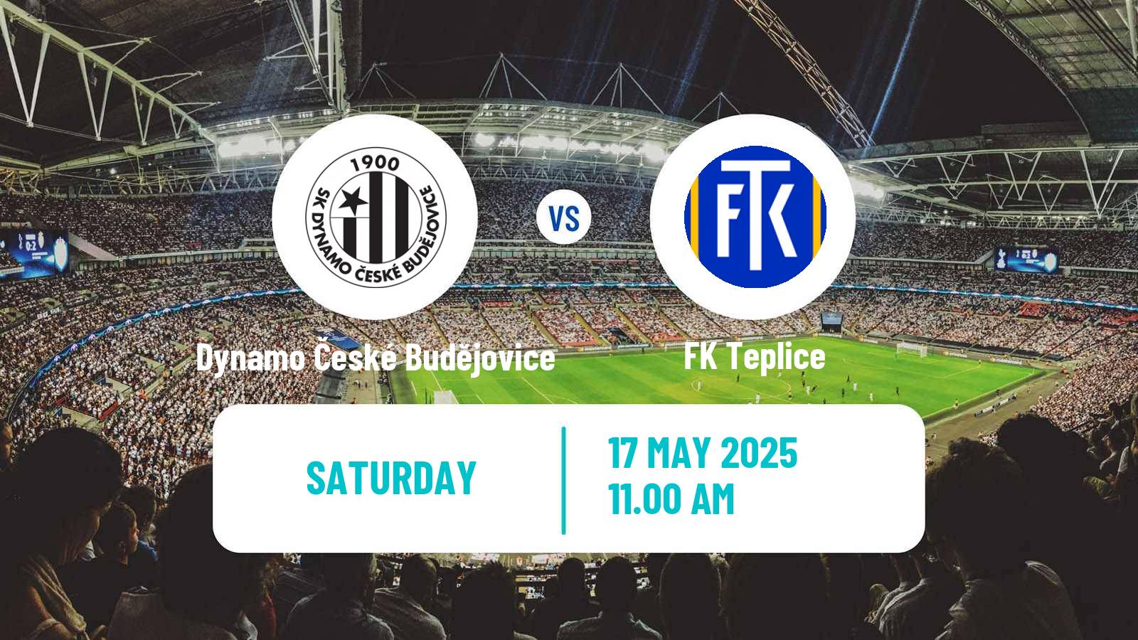 Soccer Czech 1 Liga Dynamo České Budějovice - Teplice
