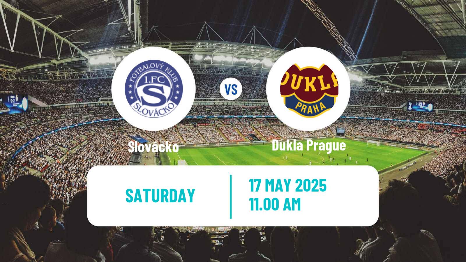 Soccer Czech 1 Liga Slovácko - Dukla Prague