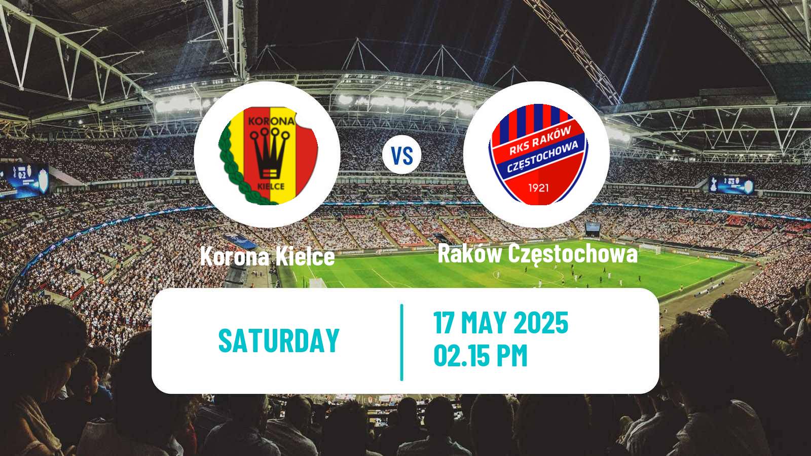 Soccer Polish Ekstraklasa Korona Kielce - Raków Częstochowa