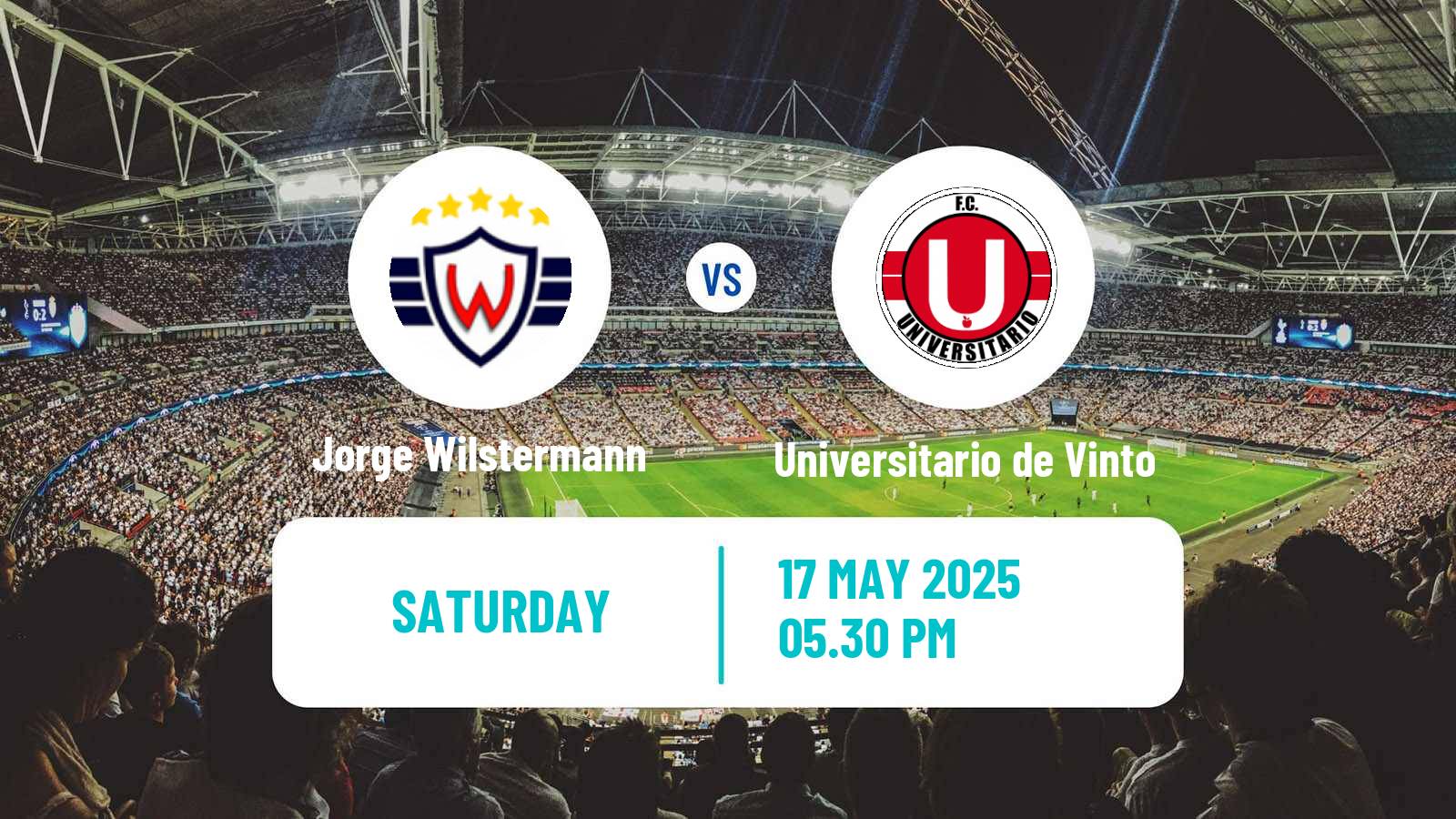 Soccer Bolivian Division Profesional Jorge Wilstermann - Universitario de Vinto