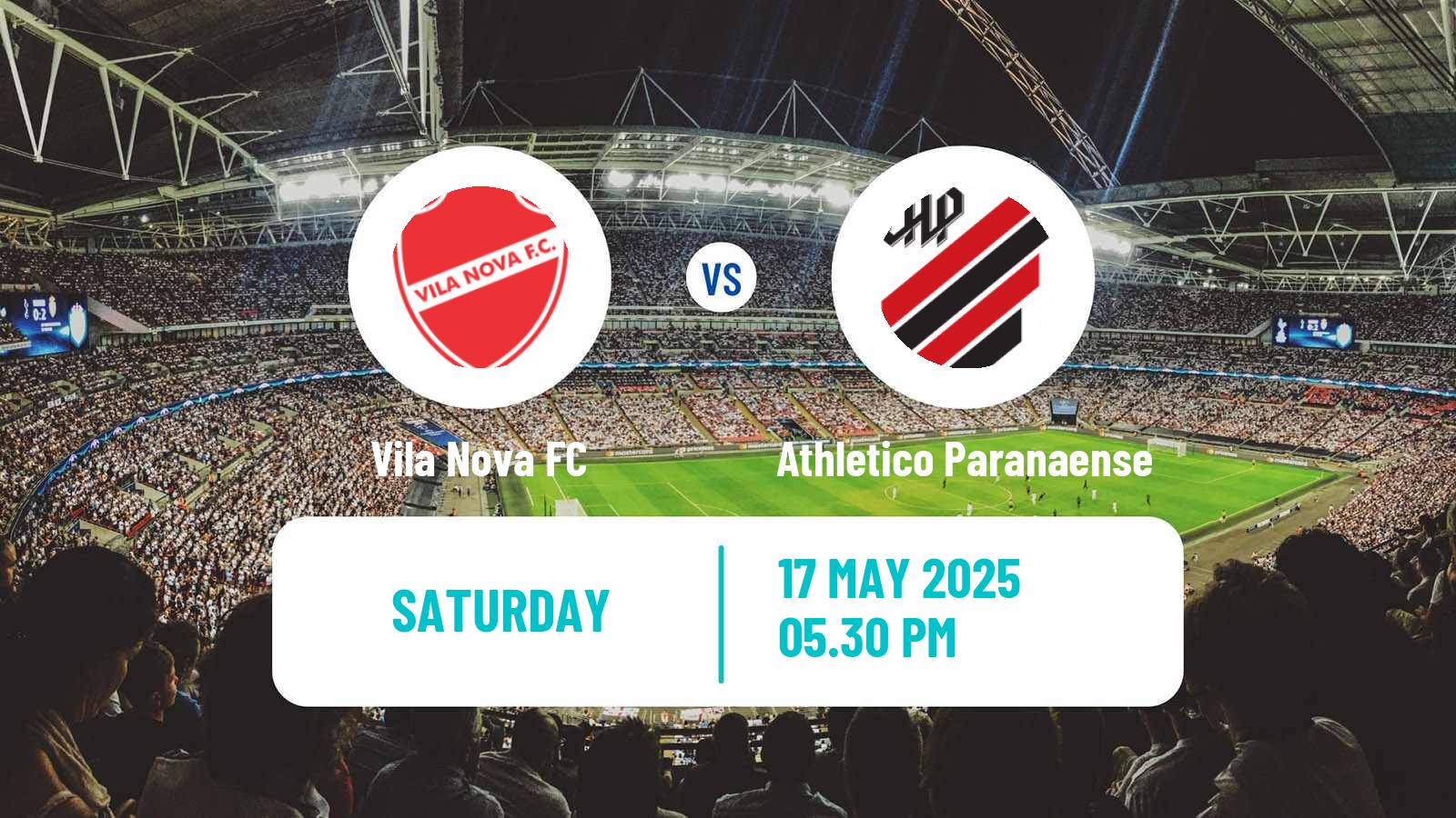 Soccer Brazilian Serie B Vila Nova - Athletico Paranaense