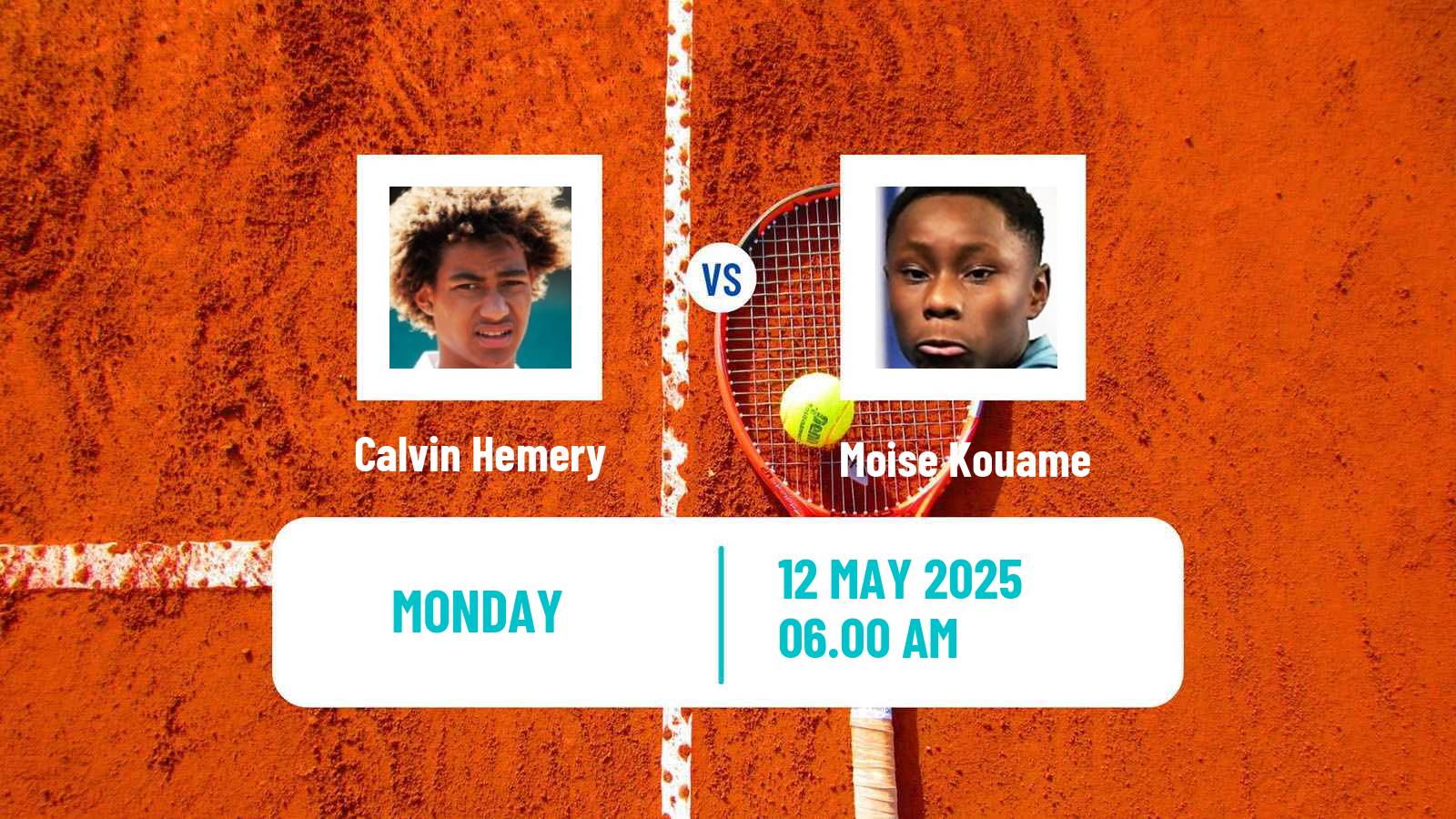 Tennis Bordeaux Challenger Men Calvin Hemery - Moise Kouame