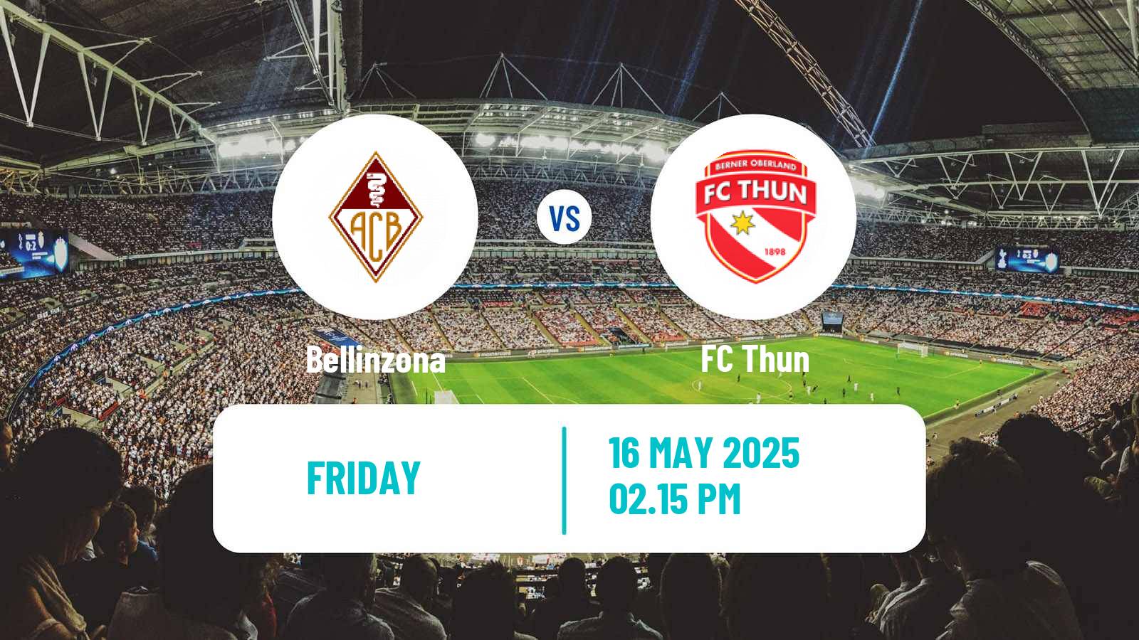 Soccer Swiss Challenge League Bellinzona - Thun