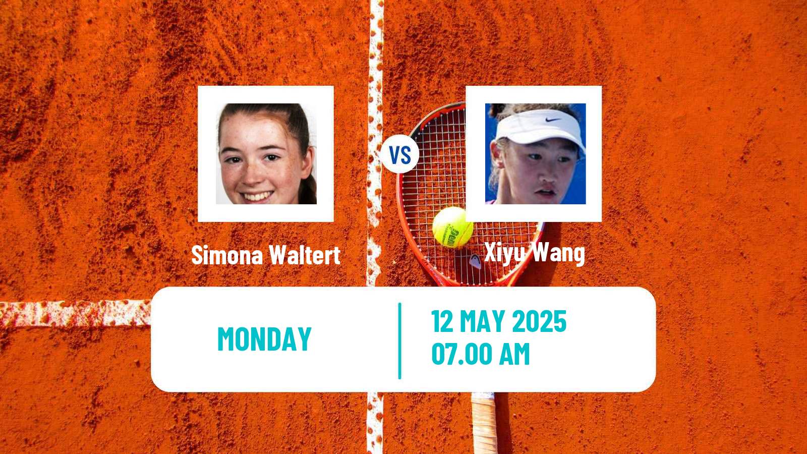 Tennis Parma Challenger Women Simona Waltert - Xiyu Wang