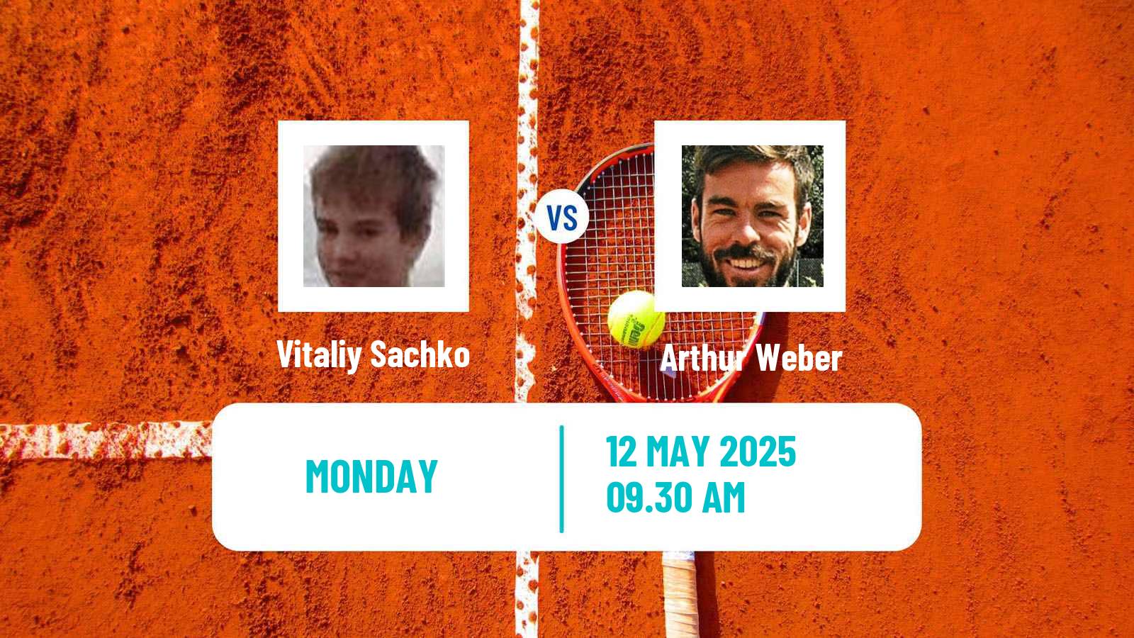 Tennis Turin 2 Challenger Men Vitaliy Sachko - Arthur Weber