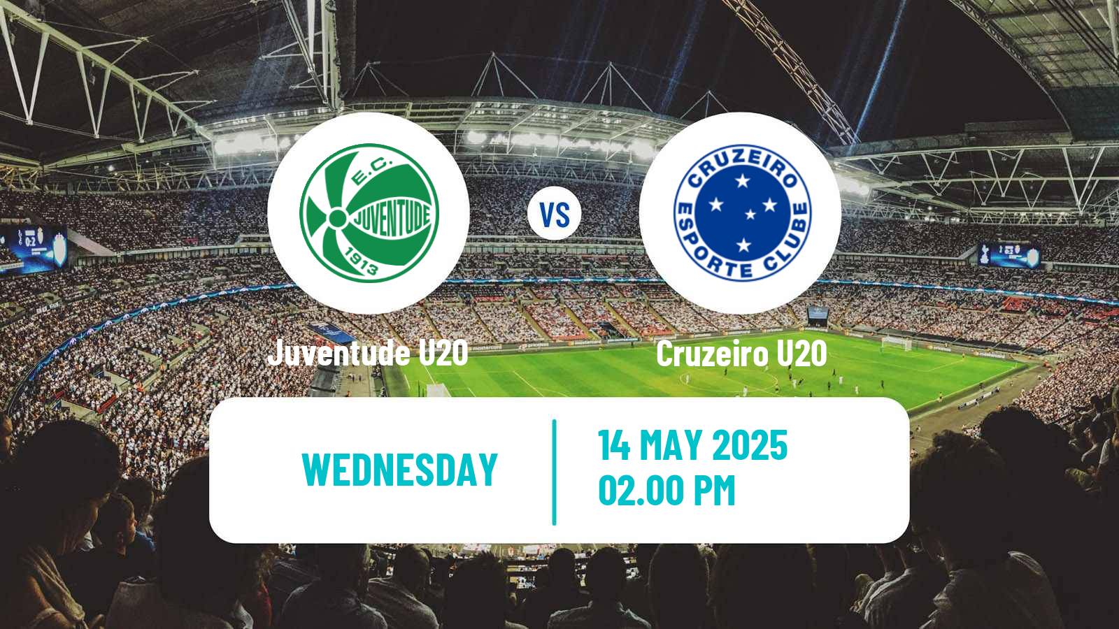Soccer Brasileiro U20 Juventude U20 - Cruzeiro U20