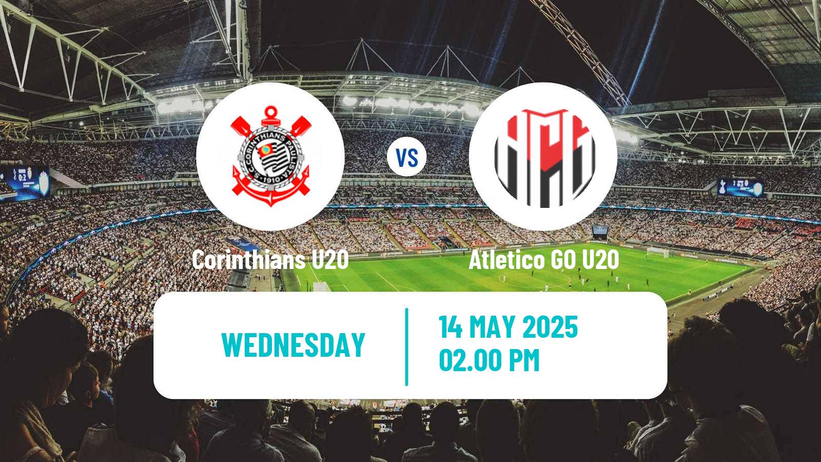 Soccer Brasileiro U20 Corinthians U20 - Atletico GO U20