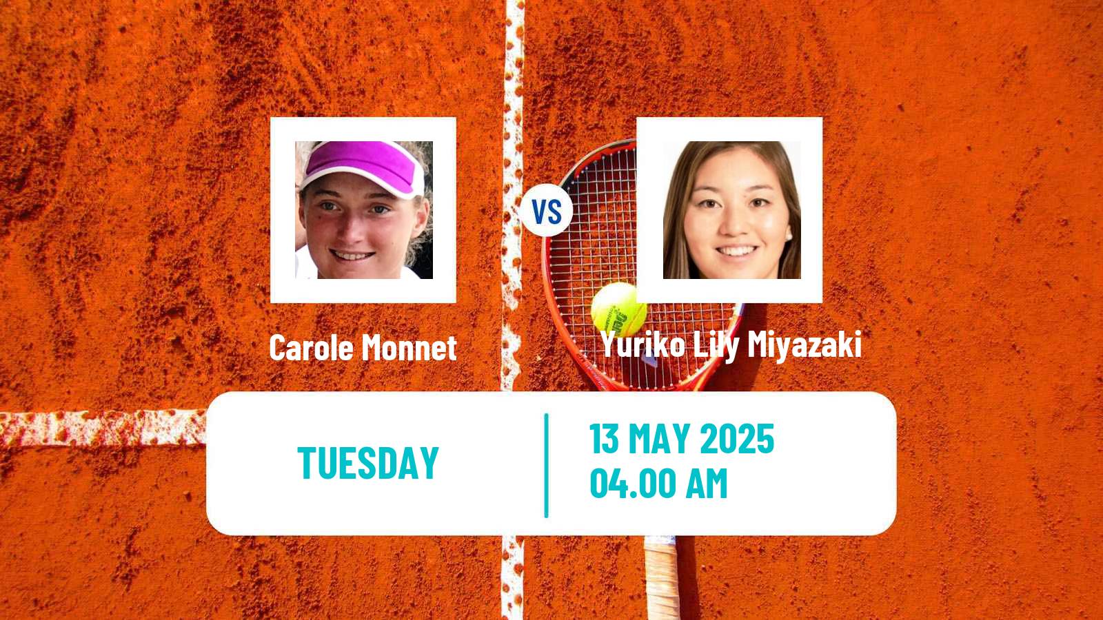Tennis ITF W75 Trnava 3 Women Carole Monnet - Yuriko Lily Miyazaki