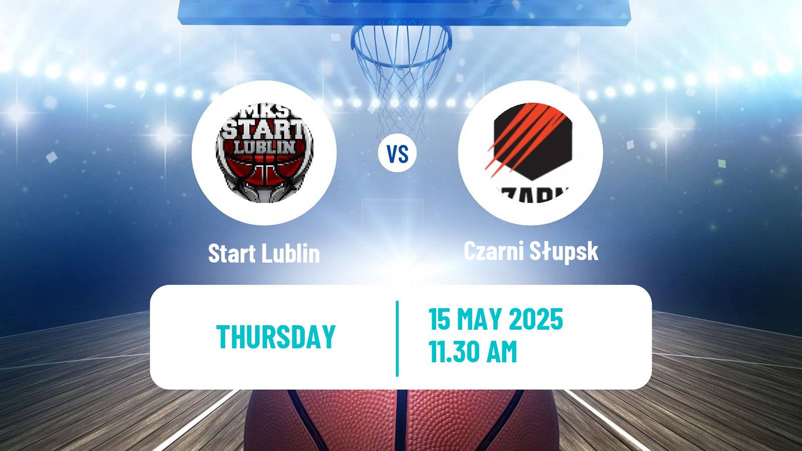 Basketball Polish Basket Liga Start Lublin - Czarni Słupsk