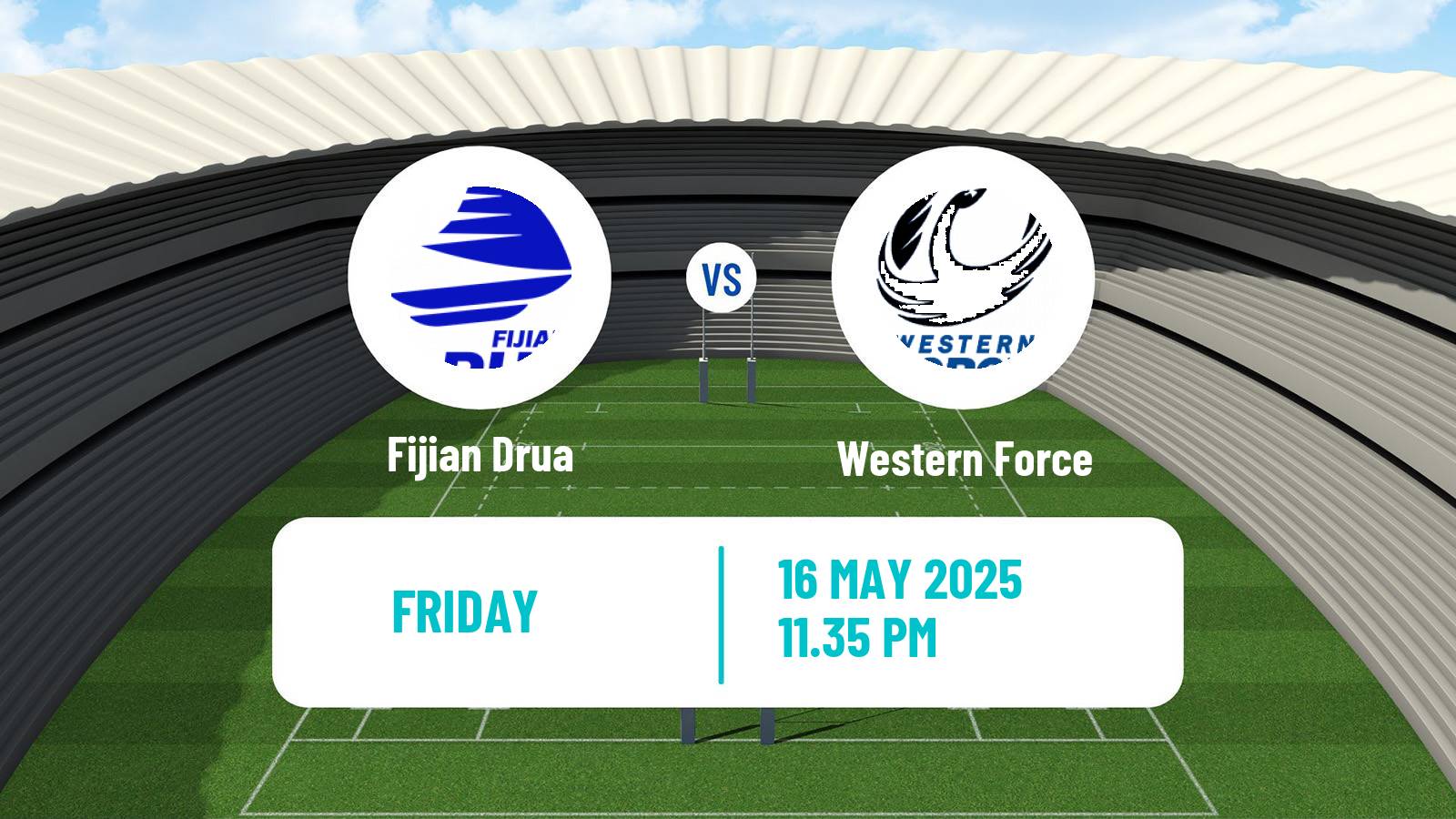 Rugby union Super Rugby Fijian Drua - Western Force
