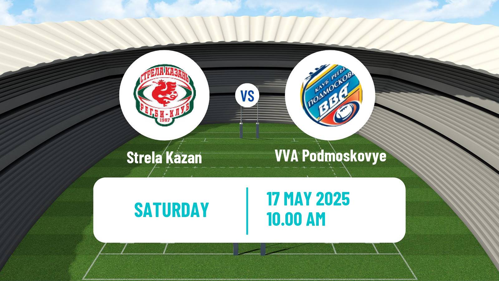 Rugby union Russian Premier League Rugby Strela Kazan - VVA Podmoskovye