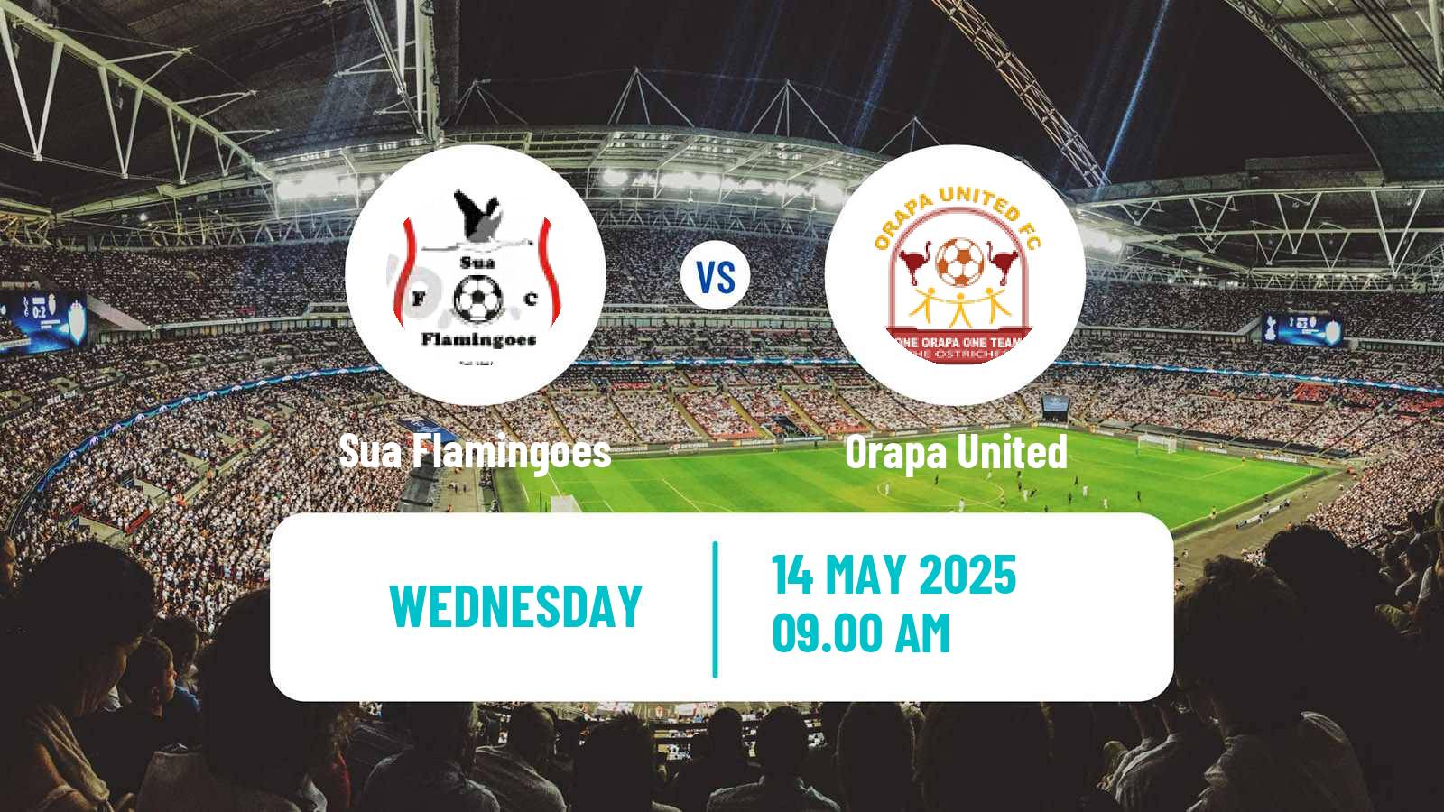 Soccer Botswana Premier League Sua Flamingoes - Orapa United