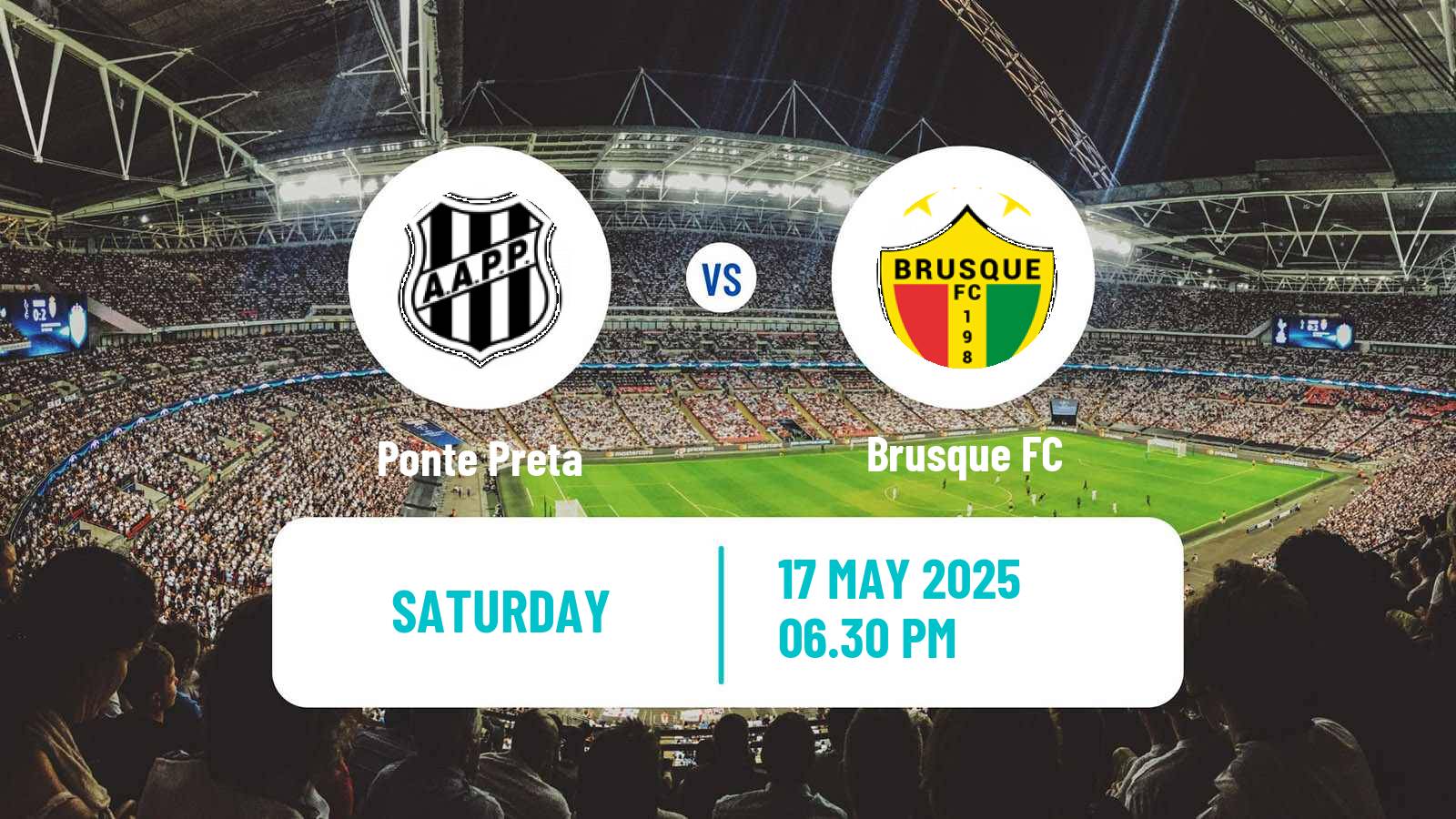 Soccer Brazilian Serie C Ponte Preta - Brusque